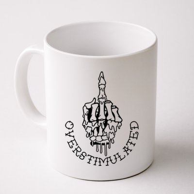 Dont Talk To Me When Im Overstimulated Skeleton Mug