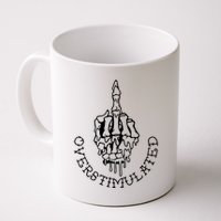 Dont Talk To Me When Im Overstimulated Skeleton Mug