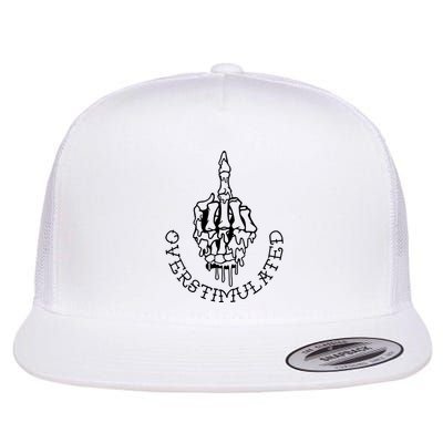 Dont Talk To Me When Im Overstimulated Skeleton Flatbill Hat