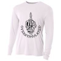 Dont Talk To Me When Im Overstimulated Skeleton Cooling Performance Long Sleeve Crew