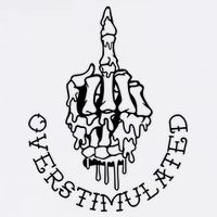 Dont Talk To Me When Im Overstimulated Skeleton Poster