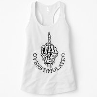 Dont Talk To Me When Im Overstimulated Skeleton Womens Tank Top