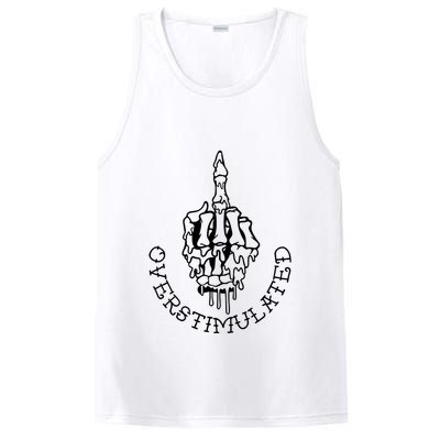 Dont Talk To Me When Im Overstimulated Skeleton PosiCharge Competitor Tank
