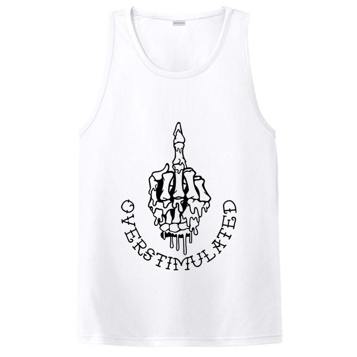 Dont Talk To Me When Im Overstimulated Skeleton PosiCharge Competitor Tank
