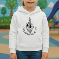 Dont Talk To Me When Im Overstimulated Skeleton Kids Hoodie