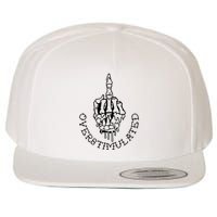 Dont Talk To Me When Im Overstimulated Skeleton Wool Snapback Cap
