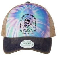 Dont Talk To Me When Im Overstimulated Skeleton Legacy Tie Dye Trucker Hat