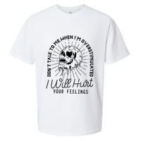 Dont Talk To Me When Im Overstimulated Skeleton Sueded Cloud Jersey T-Shirt