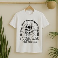 Dont Talk To Me When Im Overstimulated Skeleton T-Shirt