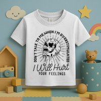 Dont Talk To Me When Im Overstimulated Skeleton Toddler T-Shirt