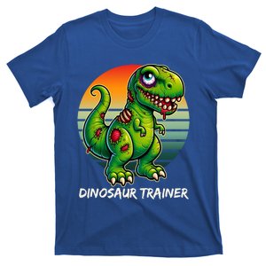 Dinosaur Trainer Trex Birthday Retro Halloween Adults Gift T-Shirt