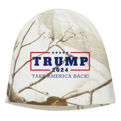 Donald Trump Take America Back 2024 Donald Trump Kati - Camo Knit Beanie