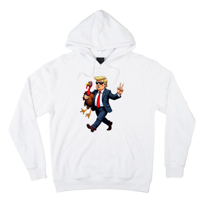 Donald Trump Turkey Pumpkin Thanksgiving Day Hoodie