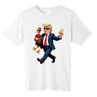 Donald Trump Turkey Pumpkin Thanksgiving Day Tall Fusion ChromaSoft Performance T-Shirt