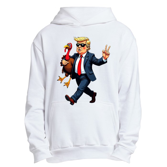 Donald Trump Turkey Pumpkin Thanksgiving Day Urban Pullover Hoodie