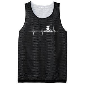 DJ Techno Turntable DJ Heartbeat EKG Pulse Dance Music Mesh Reversible Basketball Jersey Tank