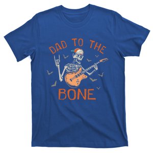 Dad To The Bone Funny Halloween Skeleton Guitar Lover Meaningful Gift T-Shirt