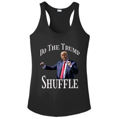 Do The Trump Shuffle Political Humor Dance Fun Ladies PosiCharge Competitor Racerback Tank