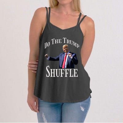 Do The Trump Shuffle Political Humor Dance Fun Women's Strappy Tank