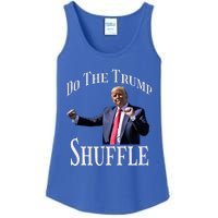 Do The Trump Shuffle Political Humor Dance Fun Ladies Essential Tank