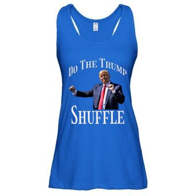 Do The Trump Shuffle Political Humor Dance Fun Ladies Essential Flowy Tank