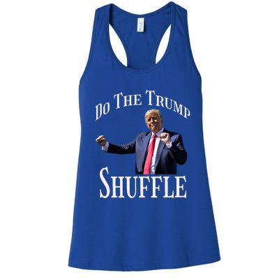 Do The Trump Shuffle Political Humor Dance Fun Women's Racerback Tank