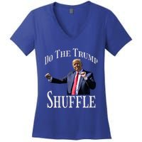 Do The Trump Shuffle Political Humor Dance Fun Women's V-Neck T-Shirt