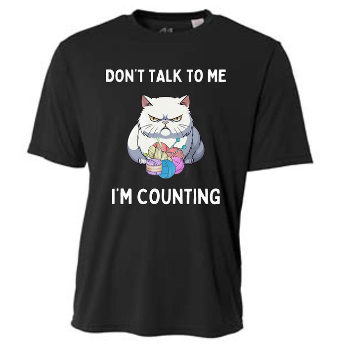 DonT Talk To Me IM Counting Cooling Performance Crew T-Shirt