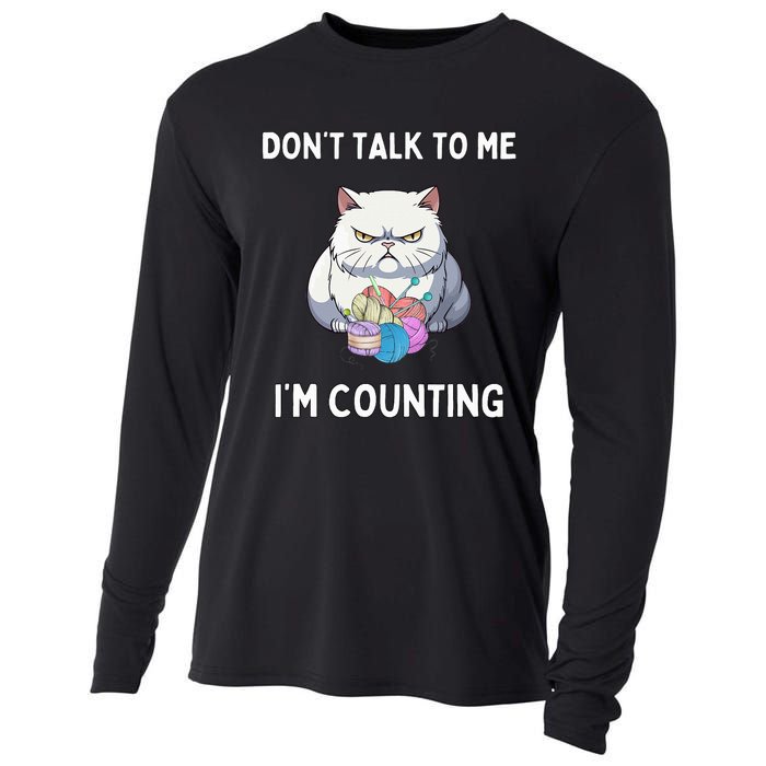 DonT Talk To Me IM Counting Cooling Performance Long Sleeve Crew