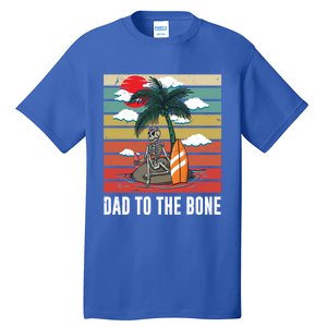 Dad To The Bone Spooky Skeleton Halloween Fathers Day Cute Gift Tall T-Shirt