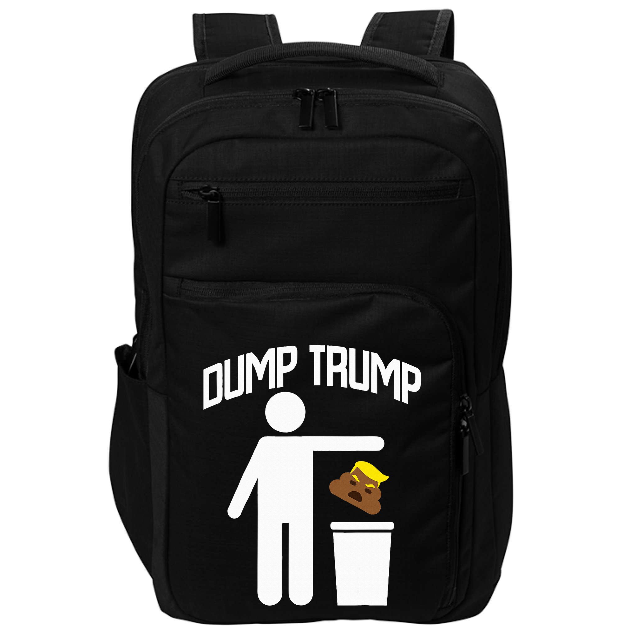 Dump Trump Trump Is Trash Anti Trump Impact Tech Backpack