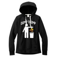 Dump Trump Trump Is Trash Anti Trump Women's Fleece Hoodie