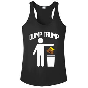 Dump Trump Trump Is Trash Anti Trump Ladies PosiCharge Competitor Racerback Tank