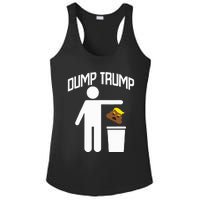 Dump Trump Trump Is Trash Anti Trump Ladies PosiCharge Competitor Racerback Tank