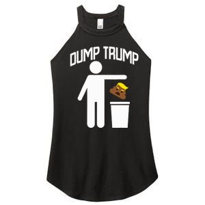 Dump Trump Trump Is Trash Anti Trump Women's Perfect Tri Rocker Tank