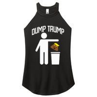 Dump Trump Trump Is Trash Anti Trump Women's Perfect Tri Rocker Tank