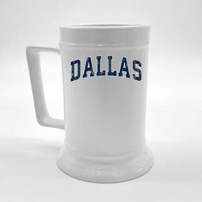 Dallas Texas Tx Vintage Varsity Sports Beer Stein