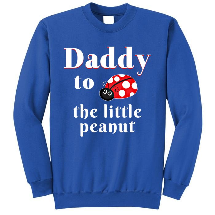 Daddy To The Little Peanut Ladybug Shower Cute Gift Sweatshirt