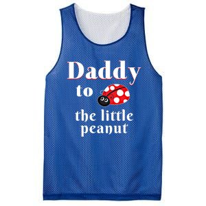 Daddy To The Little Peanut Ladybug Shower Cute Gift Mesh Reversible Basketball Jersey Tank