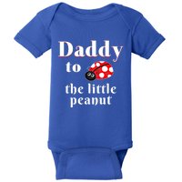 Daddy To The Little Peanut Ladybug Shower Cute Gift Baby Bodysuit