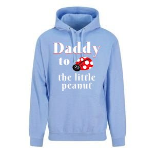 Daddy To The Little Peanut Ladybug Shower Cute Gift Unisex Surf Hoodie