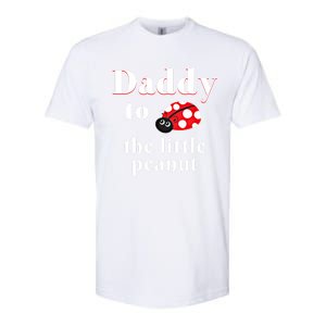 Daddy To The Little Peanut Ladybug Shower Cute Gift Softstyle CVC T-Shirt