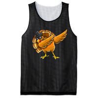 Dabbing Turkey Thanksgiving Turkey Day Mesh Reversible Basketball Jersey Tank