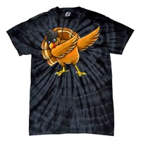 Dabbing Turkey Thanksgiving Turkey Day Tie-Dye T-Shirt