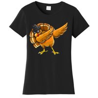 Dabbing Turkey Thanksgiving Turkey Day Women's T-Shirt