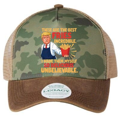Donald Trump These Are The Best Fries Incredible So Delicious Legacy Tie Dye Trucker Hat