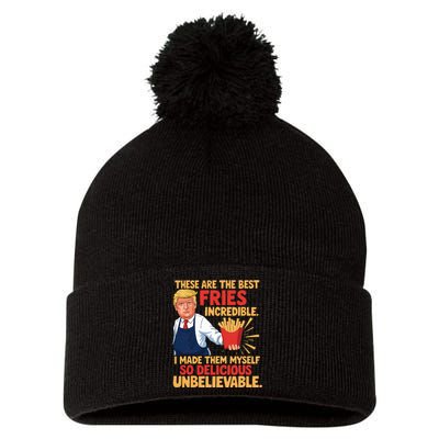 Donald Trump These Are The Best Fries Incredible So Delicious Pom Pom 12in Knit Beanie