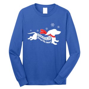 Dachshund Through The Snow Doxie Dog Lovers Christmas Gift Long Sleeve Shirt