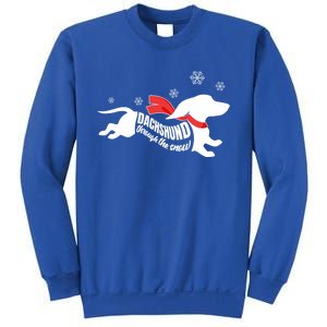 Dachshund Through The Snow Doxie Dog Lovers Christmas Gift Sweatshirt