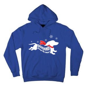 Dachshund Through The Snow Doxie Dog Lovers Christmas Gift Tall Hoodie